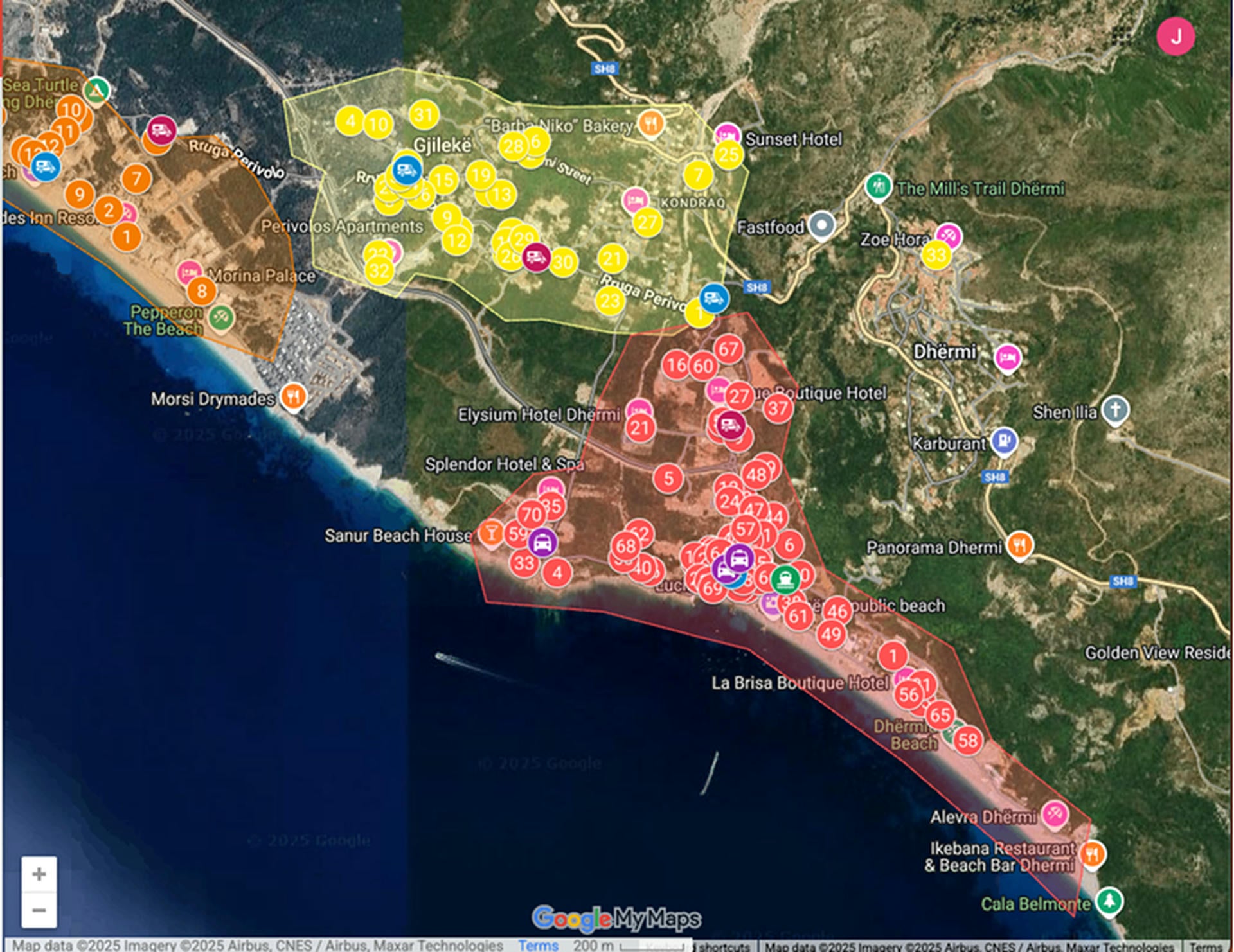 Accommodation Map